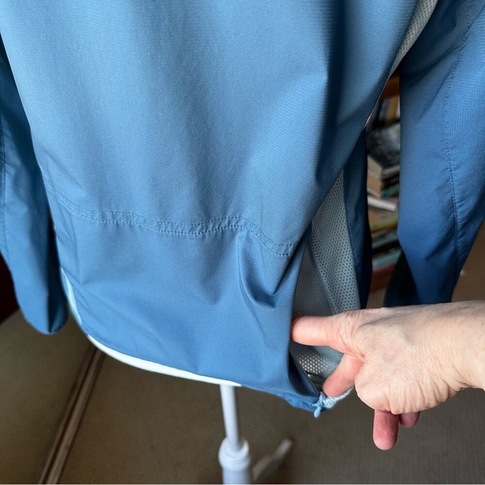Outdoor Research Women's Lightweight‎ Blue Windbreaker Jacket sz M - Picture 4 of 9